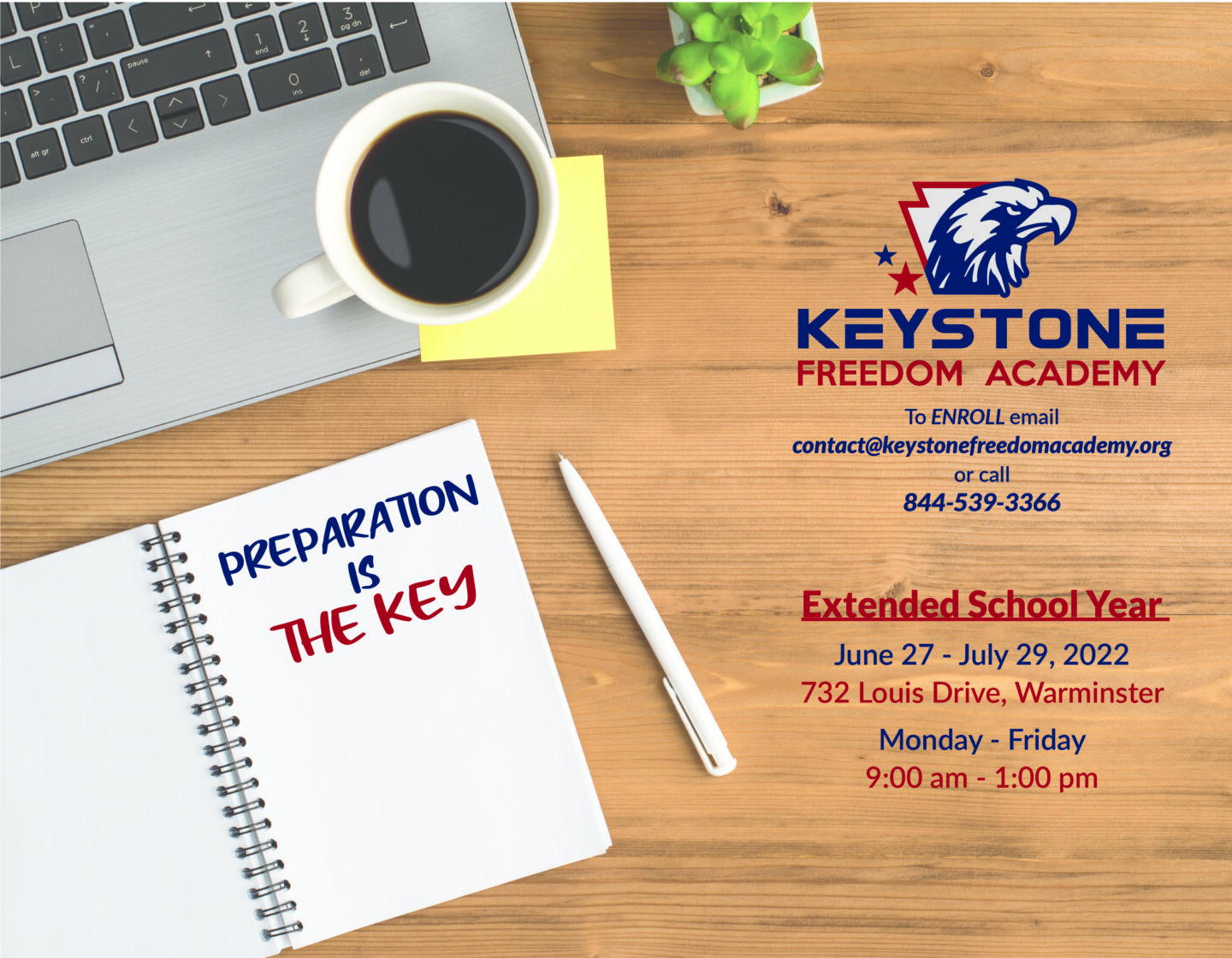 Enroll for Keystone Freedom Academy